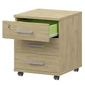 Тумба подкатная НТ-330 Баттл Рок 430x442x583 Аргентум | Защита-Офис - интернет-магазин сейфов, кресел, металлической 