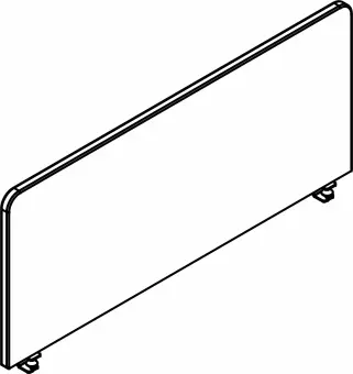 Экран акустический XAFP 1460 Красный 26-22 1400х30х600 RAND Acoustic | Защита-Офис - интернет-магазин сейфов, кресел, металлической и офисной мебели в Казани и Йошкар-Оле