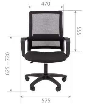 расКресло компьютерное Chairman 606 LT | Защита-Офис - интернет-магазин сейфов, кресел, металлической  - фото 1