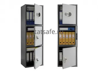 Бухгалтерский шкаф Aiko SL-150/3Т EL | Защита-Офис - интернет-магазин сейфов, кресел, металлической и офисной мебели в Казани и Йошкар-Оле