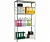 Стеллаж СТМ MS 185KD/70*30/4 (4 полки) | Защита-Офис - интернет-магазин сейфов, кресел, металлической 