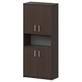 Шкаф с нишей А-312 Дуб венге 770x370x2000 Арго | Защита-Офис - интернет-магазин сейфов, кресел, металлической 