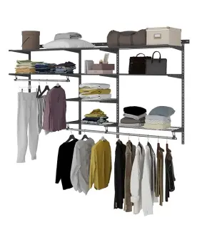 Гардеробная система Optima G240 графит | Защита-Офис - интернет-магазин сейфов, кресел, металлической и офисной мебели в Казани и Йошкар-Оле