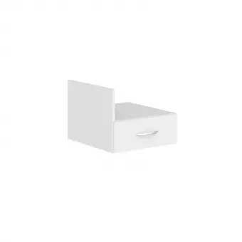 Тумба подвесная с 1-м ящ SC-1V белый 412*450*323(163) Simple | Защита-Офис - интернет-магазин сейфов, кресел, металлической и офисной мебели в Казани и Йошкар-Оле