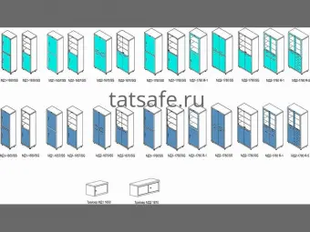 Шкаф Hilfe МД 1 1657/SS | Защита-Офис - интернет-магазин сейфов, кресел, металлической и офисной мебели в Казани и Йошкар-Оле