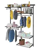 Гардеробная система Optima G120 графит Гардеробная система Optima G120 графит | Защита-Офис - интернет-магазин сейфов, кресел, металлической