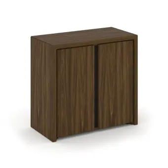 Corner Шкаф низкий широкий COR.ST-3.1 Орех Лоренцо/Графит 900*450*845 | Защита-Офис - интернет-магазин сейфов, кресел, металлической и офисной мебели в Казани и Йошкар-Оле