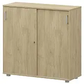 Стеллаж с раздвижными дверями НТ-412 Баттл Рок 1200x445x1280 Аргентум | Защита-Офис - интернет-магазин сейфов, кресел, металлической 