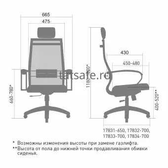 Кресло руководителя Метта комплект 32 CH | Защита-Офис - интернет-магазин сейфов, кресел, металлической и офисной мебели в Казани и Йошкар-Оле