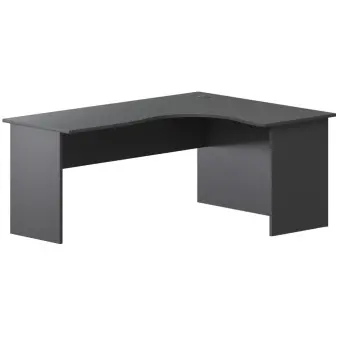 Стол компактный правый А-206.60.ПР Антрацит 1600x1200x760 Арго | Защита-Офис - интернет-магазин сейфов, кресел, металлической и офисной мебели в Казани и Йошкар-Оле