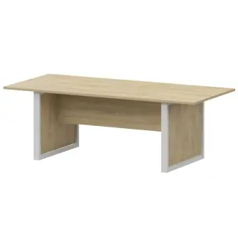 Стол для заседаний НТМ-200.90 Баттл Рок/Белый 2000x900x750 Аргентум-М | Защита-Офис - интернет-магазин сейфов, кресел, металлической и офисной мебели в Казани и Йошкар-Оле