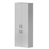 Шкаф закрытый А-310+А-610 Серый 770x370x2000 Арго | Защита-Офис - интернет-магазин сейфов, кресел, металлической 