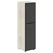 Шкаф колонка со стеклянной дверью LMC 40.2(L) Сосна Эдмонт 400х430х1517 LOFTIS | Защита-Офис - интернет-магазин сейфов, кресел, металлической 