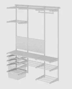 Гардеробная система Дача 1 | Защита-Офис - интернет-магазин сейфов, кресел, металлической и офисной мебели в Казани и Йошкар-Оле