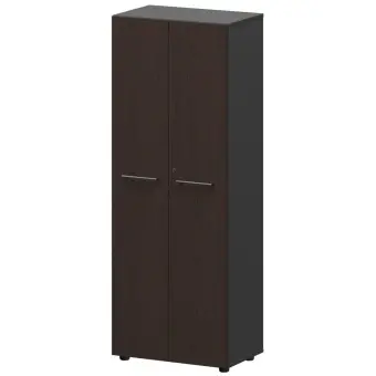Шкаф для одежды KZS-46 Дуб венге/Графит 598x380x1595 Кортез | Защита-Офис - интернет-магазин сейфов, кресел, металлической и офисной мебели в Казани и Йошкар-Оле