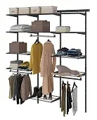 Гардеробная система Max G180 графит Гардеробная система Max G180 графит | Защита-Офис - интернет-магазин сейфов, кресел, металлической