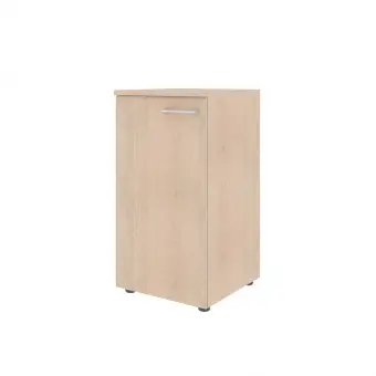 Шкаф колонка с глухой малой дверью (L) и топом XLC 42.1(L) бук тиара 432*432*820 Xten | Защита-Офис - интернет-магазин сейфов, кресел, металлической и офисной мебели в Казани и Йошкар-Оле