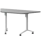 Стол мобильный складной трапециевидный МБ22-127.58Т серый/белый Стол мобильный складной трапециевидный МБ22-127.58Т серый/белый | Защита-Офис - интернет-магазин сейфов, кресел, металлической