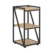 Стеллаж LMLC 40 Дуб Бофорд/Черный 400х430х781 LOFTIS | Защита-Офис - интернет-магазин сейфов, кресел, металлической 