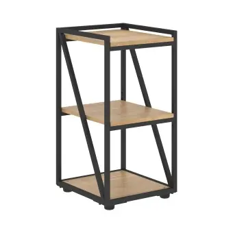 Стеллаж LMLC 40 Дуб Бофорд/Черный 400х430х781 LOFTIS | Защита-Офис - интернет-магазин сейфов, кресел, металлической и офисной мебели в Казани и Йошкар-Оле