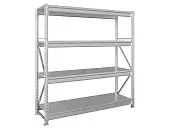 Стеллаж MS Pro 200/180x60/4 яруса | Защита-Офис - интернет-магазин сейфов, кресел, металлической 