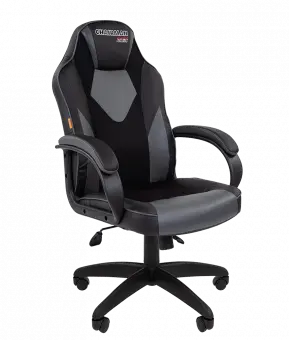 Кресло игровое Chairman Game 17, черно-серый | Защита-Офис - интернет-магазин сейфов, кресел, металлической и офисной мебели в Казани и Йошкар-Оле