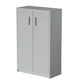 Стеллаж закрытый А-304+А-604 Серый 770x370x1220 Арго | Защита-Офис - интернет-магазин сейфов, кресел, металлической 