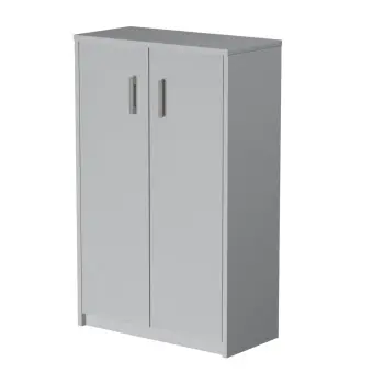 Стеллаж закрытый А-304+А-604 Серый 770x370x1220 Арго | Защита-Офис - интернет-магазин сейфов, кресел, металлической и офисной мебели в Казани и Йошкар-Оле