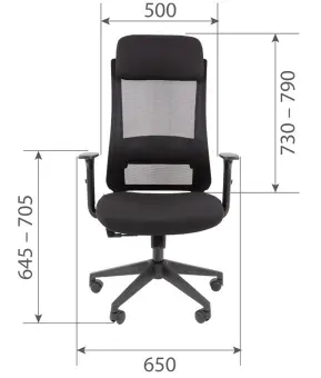 расКресло руководителя Chairman 500LT TW | Защита-Офис - интернет-магазин сейфов, кресел, металлической  - фото 1