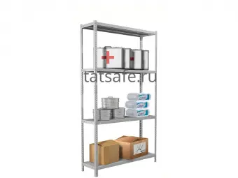 Стеллаж MS Standart 150KD/75x40/4 | Защита-Офис - интернет-магазин сейфов, кресел, металлической и офисной мебели в Казани и Йошкар-Оле