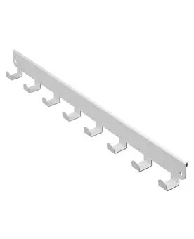 Панель с крючками боковая GHB-40 белая | Защита-Офис Панель с крючками боковая GHB-40 белая | Защита-Офис - интернет-магазин сейфов, кресел, металлической и офисной мебели в Казани и Йошкар-Оле