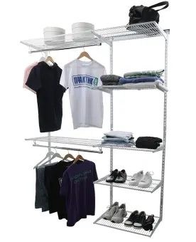 Гардеробная система Optima G150 белая | Защита-Офис - интернет-магазин сейфов, кресел, металлической и офисной мебели в Казани и Йошкар-Оле