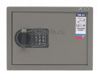 Сейф Aiko TM-25 EL | Защита-Офис - интернет-магазин сейфов, кресел, металлической и офисной мебели в Казани и Йошкар-Оле