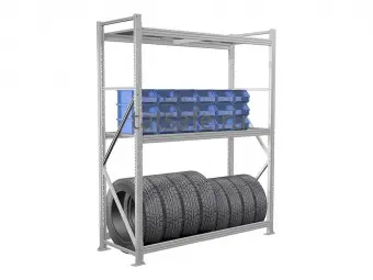 Стеллаж MS Pro 200/150x60/4 яруса | Защита-Офис - интернет-магазин сейфов, кресел, металлической и офисной мебели в Казани и Йошкар-Оле