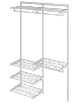 Гардеробная система Optima G120 белая | Защита-Офис - интернет-магазин сейфов, кресел, металлической и офисной мебели в Казани и Йошкар-Оле