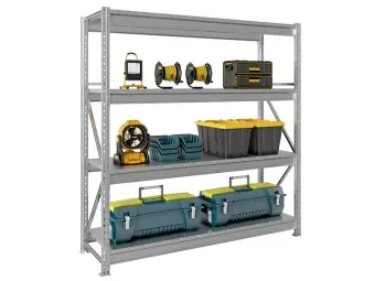 Стеллаж MS Pro 200/180x60/4 яруса | Защита-Офис - интернет-магазин сейфов, кресел, металлической и офисной мебели в Казани и Йошкар-Оле