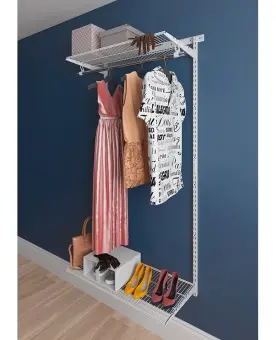 Гардеробная система Basic G90 белая | Защита-Офис - интернет-магазин сейфов, кресел, металлической и офисной мебели в Казани и Йошкар-Оле