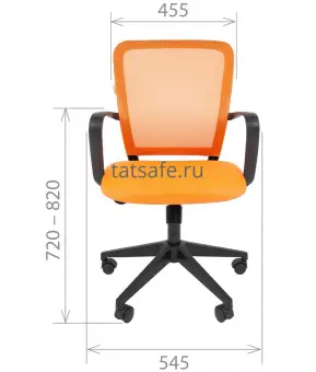 расКресло компьютерное Chairman 698 black | Защита-Офис - интернет-магазин сейфов, кресел, металлической  - фото 1