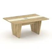 Corner Стол переговорный COR.PRG-18 Гикори Песочный/Ваниль 1800*1200*750 Corner Стол переговорный COR.PRG-18 Гикори Песочный/Ваниль 1800*1200*750 | Защита-Офис - интернет-магазин сейфов, кресел, металлической