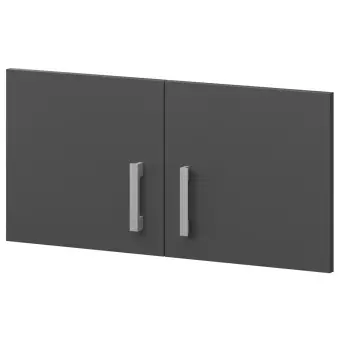 Двери для антресоли А-603.Ф Антрацит 710x18x390 Арго | Защита-Офис - интернет-магазин сейфов, кресел, металлической и офисной мебели в Казани и Йошкар-Оле