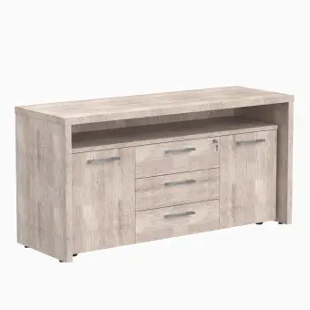 Тумба с фригобаром TTF-3D дуб каньон Z 1640*550*800 Torr-Z | Защита-Офис - интернет-магазин сейфов, кресел, металлической и офисной мебели в Казани и Йошкар-Оле