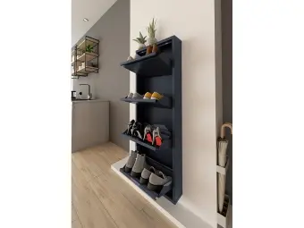 Обувница Практик ОМ-4 графит | Защита-Офис - интернет-магазин сейфов, кресел, металлической и офисной мебели в Казани и Йошкар-Оле