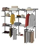 Гардеробная система Max G240 графит Гардеробная система Max G240 графит | Защита-Офис - интернет-магазин сейфов, кресел, металлической