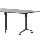 Стол мобильный складной трапециевидный МБ22-127.58Т серый/антрацит Стол мобильный складной трапециевидный МБ22-127.58Т серый/антрацит | Защита-Офис - интернет-магазин сейфов, кресел, металлической