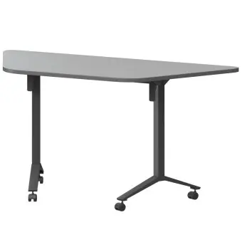 Стол мобильный складной трапециевидный МБ22-127.58Т серый/антрацит | Защита-Офис Стол мобильный складной трапециевидный МБ22-127.58Т серый/антрацит | Защита-Офис - интернет-магазин сейфов, кресел, металлической и офисной мебели в Казани и Йошкар-Оле