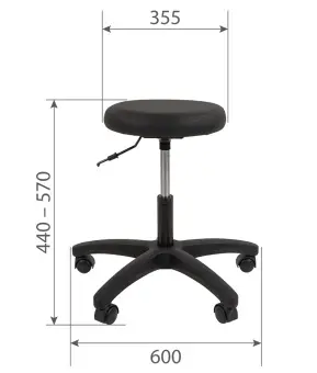 Кресло компьютерное Chairman 001 ПЛАСТИК | Защита-Офис - интернет-магазин сейфов, кресел, металлической и офисной мебели в Казани и Йошкар-Оле