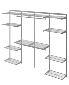 Гардеробная система Max G240 графит | Защита-Офис - интернет-магазин сейфов, кресел, металлической и офисной мебели в Казани и Йошкар-Оле