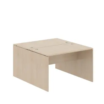 Стол 2-х местный W2ST 127 Бук Тиара 1200х1406х750 WAVE | Защита-Офис - интернет-магазин сейфов, кресел, металлической и офисной мебели в Казани и Йошкар-Оле