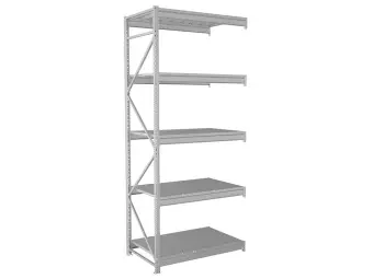 Дополнительная секция MS Pro 300/150x80/5 ярусов | Защита-Офис - интернет-магазин сейфов, кресел, металлической и офисной мебели в Казани и Йошкар-Оле