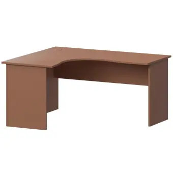 Стол компактный левый А-204.60.ЛВ Терракота 1400x1200x760 Арго | Защита-Офис - интернет-магазин сейфов, кресел, металлической и офисной мебели в Казани и Йошкар-Оле